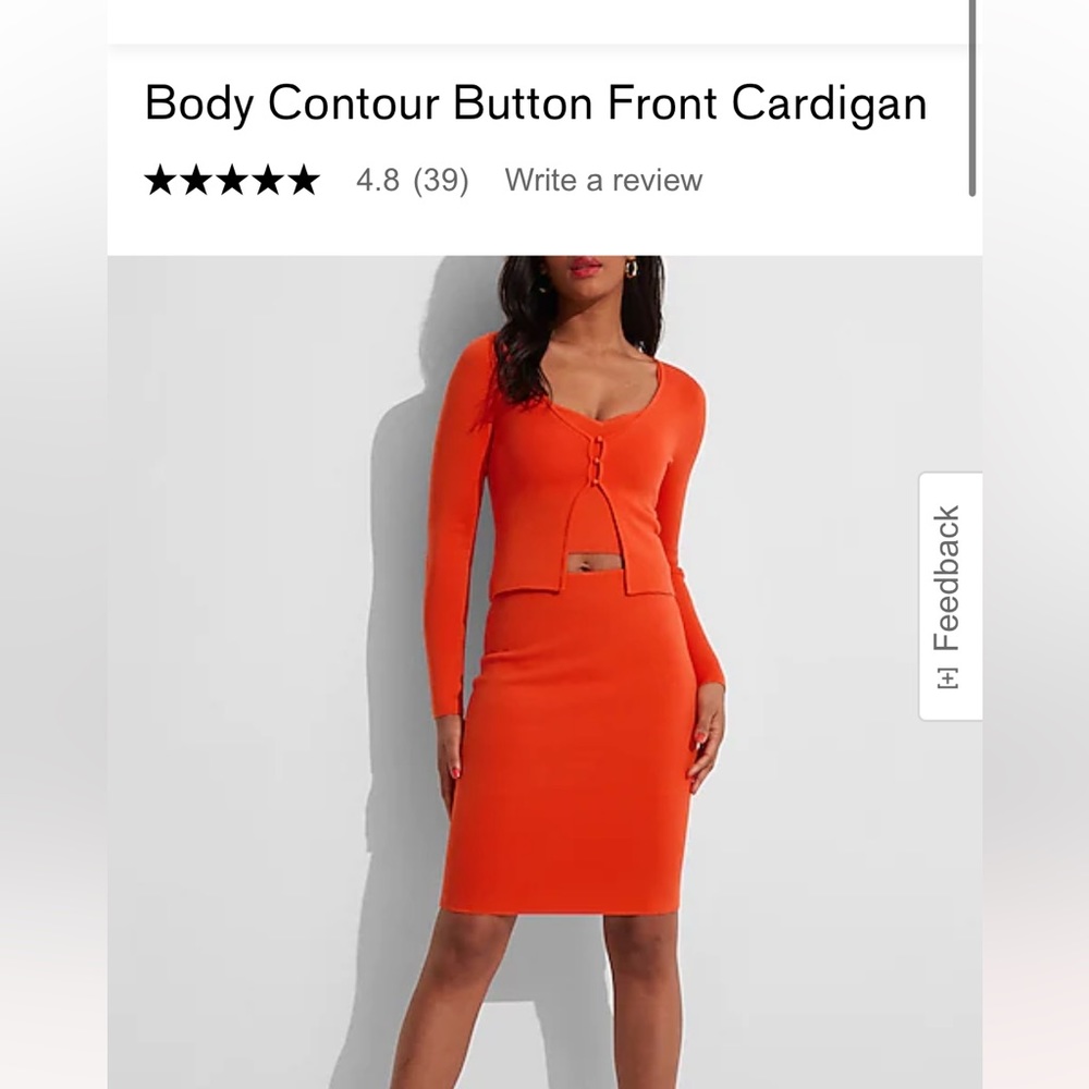 COPY - Sold out size medium express cardigan and cami set